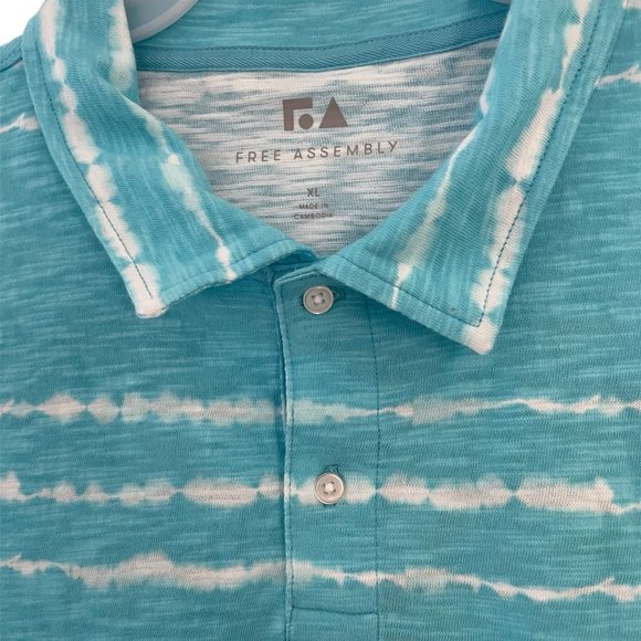 Men's Collared T-shirt, Free Assembly, XL, Green, NWT - Picture 5 of 6